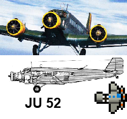 The JU-52 airplane unit